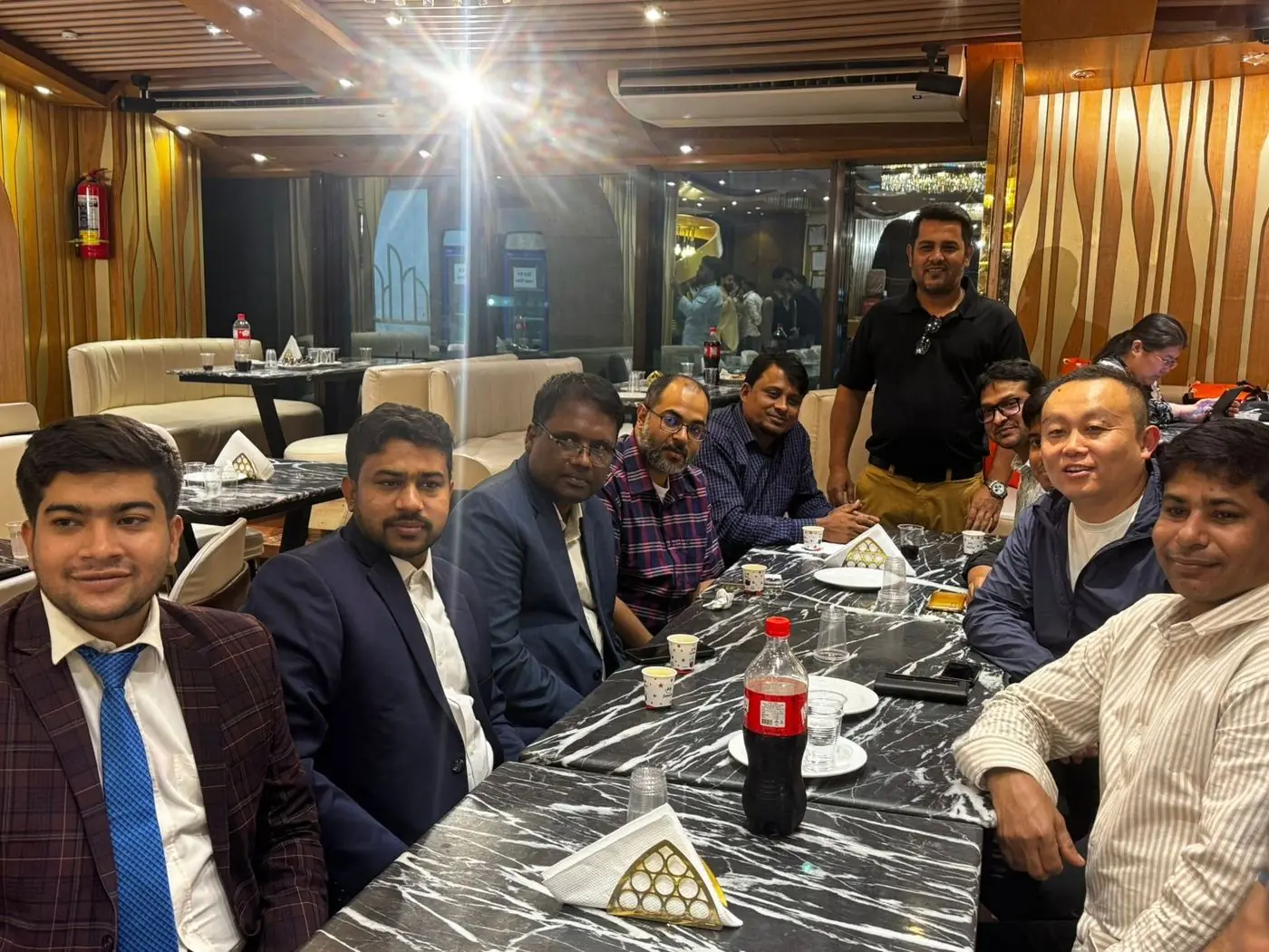 Dinner with visiting partners in Dhaka