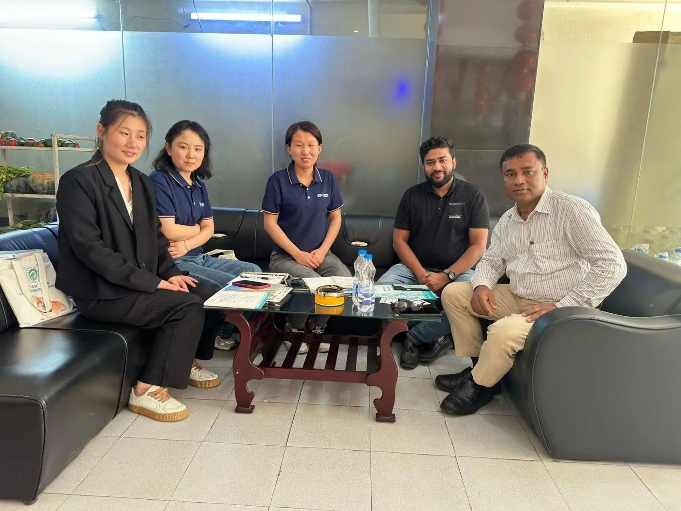 Specification review meeting with supplier team
