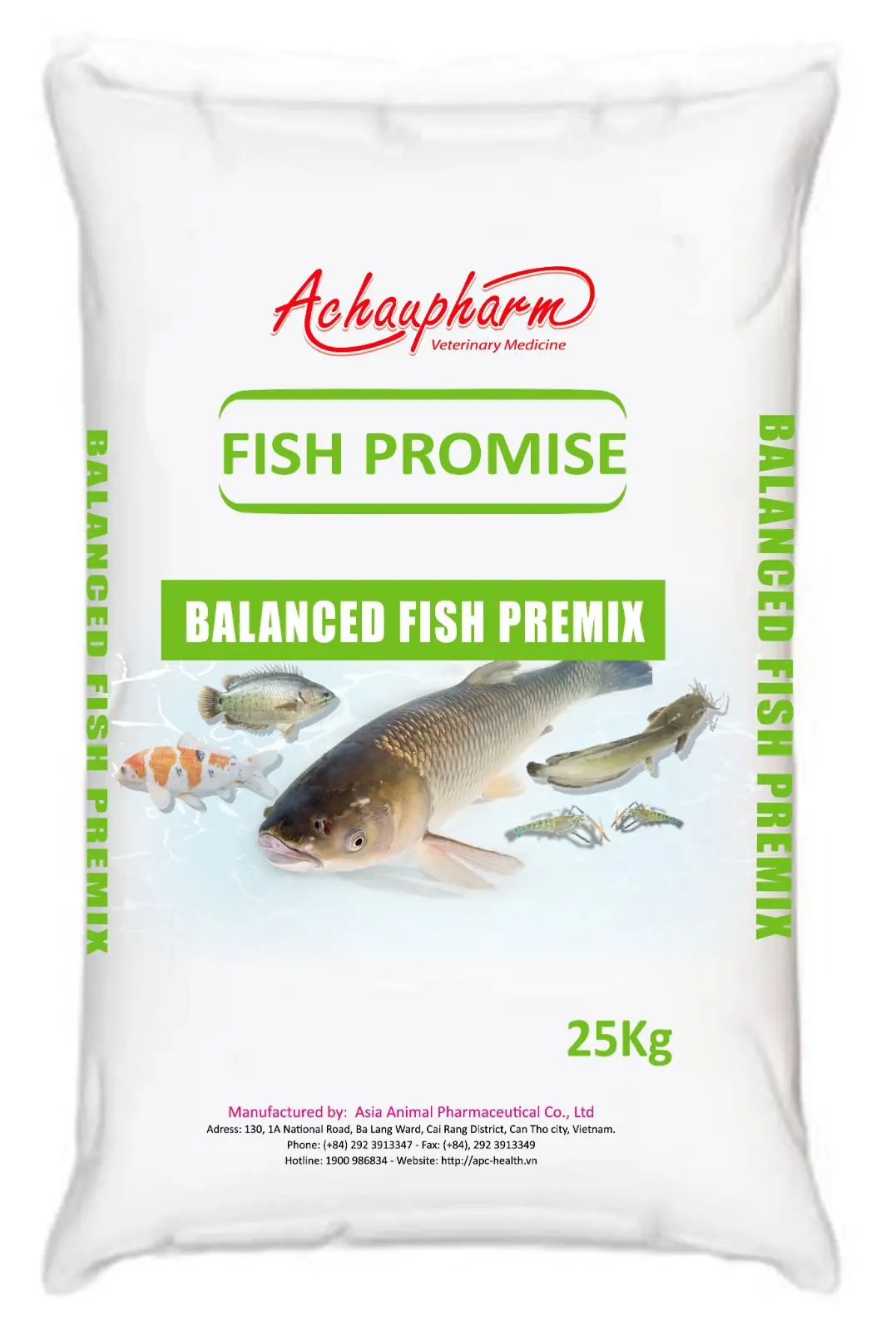 Fish Promise balanced fish premix 25 kg bag